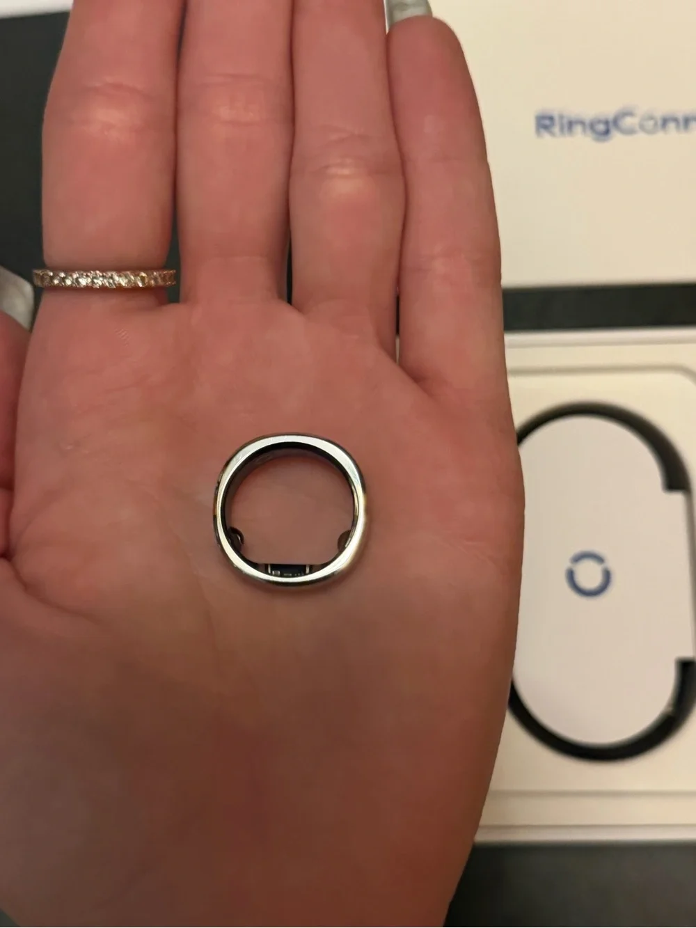 RingConn Gen 2- Silver size 7